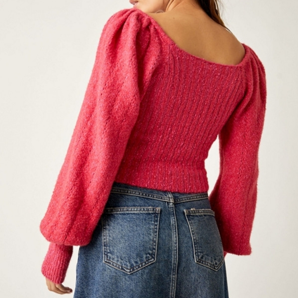 NEW FREE PEOPLE | $98 Katie Pullover Sweater - Picture 7 of 8